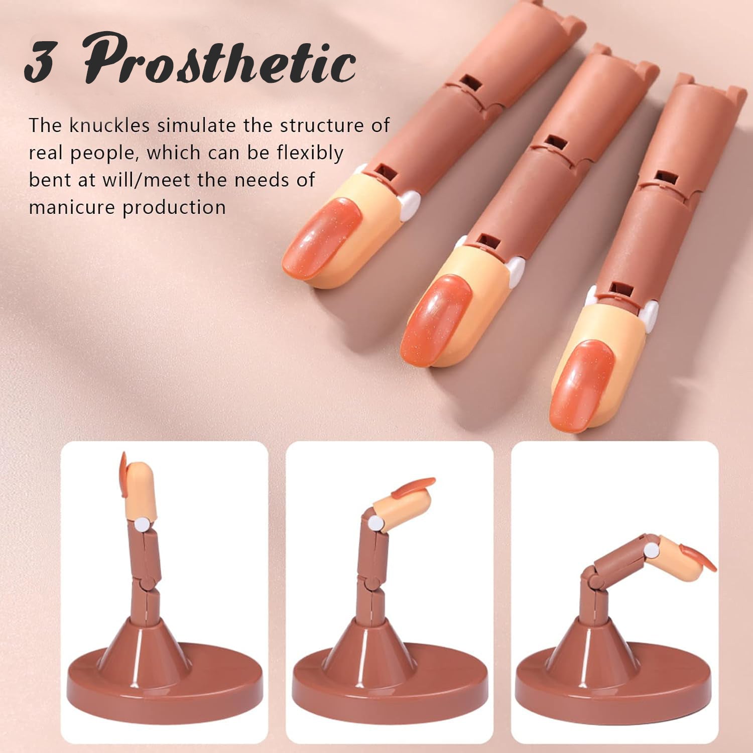 [generic] Nail Practice Fingers Acrylic Nails
