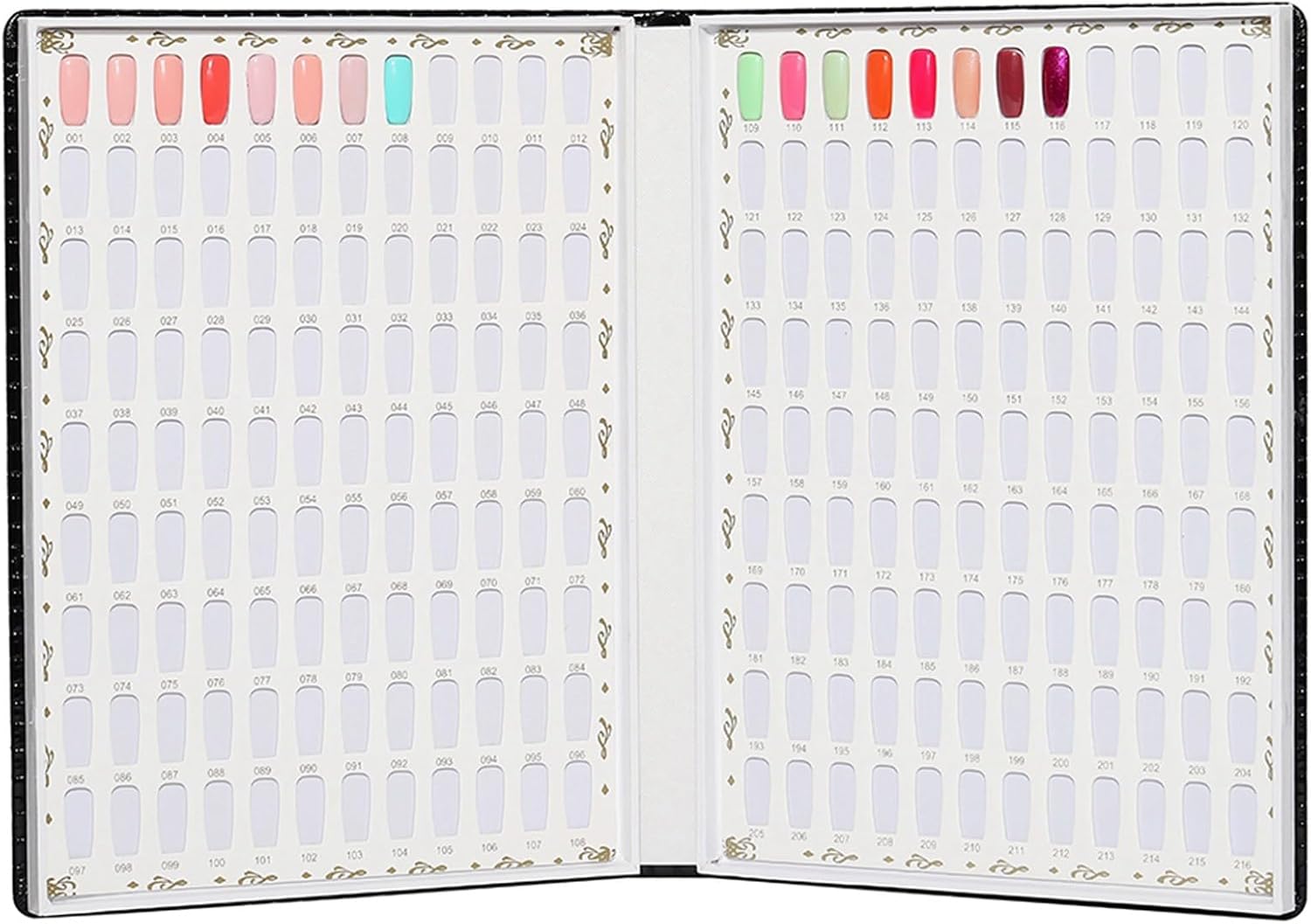 Premium colors leather display book