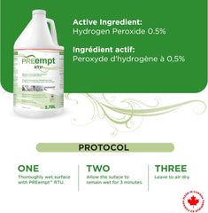 PREempt Ready-To-Use One Step Disinfectant Cleaner - All Purpose Disinfectant for Salons, Spas, Clinics, Studios - 1L