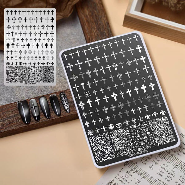 Chrome Hearts Cross and Heart Stamping Plate
