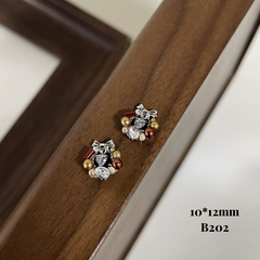 Christmas Ornament Nail Charm Decoration 2pcs