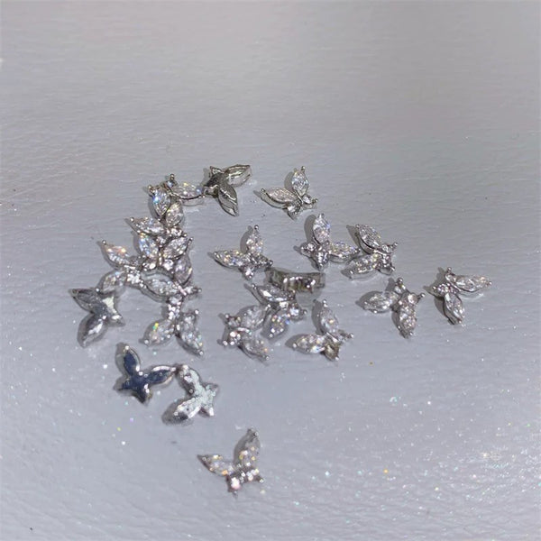 Nail Charm Decoration Butterfly 20pcs