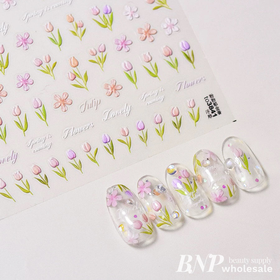 [generic] Flora Nail stickers (13 styles)