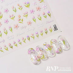 [generic] Flora Nail stickers (13 styles)