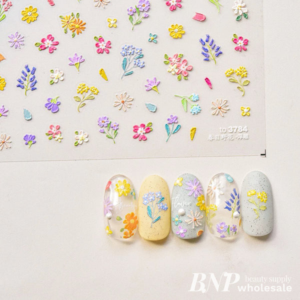 [generic] Flora Nail stickers