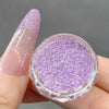 Flash Ice Crystal Nail Glitter - Fine Shimmer French Gradient Powder
