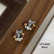 Christmas Ornament Nail Charm Decoration 2pcs