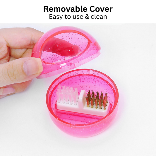 Carbide Drill Bit Cleaning Chamber with Removable Cover