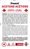 Present Canadian Acetone 1Gal