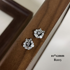 Christmas Ornament Nail Charm Decoration 2pcs