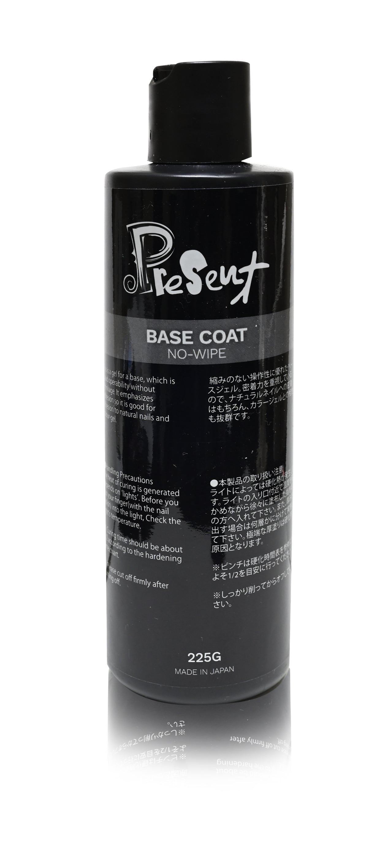 Base/Top Coat Gel Polish (No Wipe) 15ml - Present