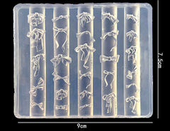 3D Bow Tie Silicone Nail Moulds Nail Art Decoration