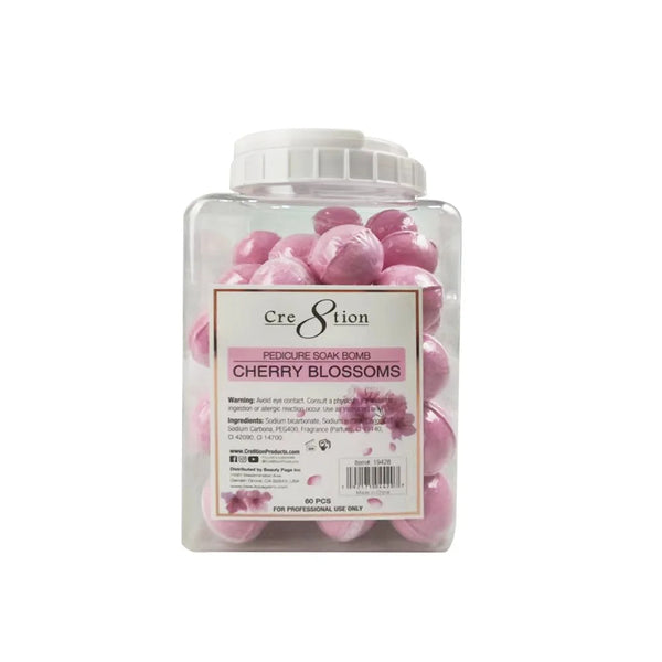 Cre8tion Pedicure Soak Bombs 60pcs | Salon Use Pedicure Supply