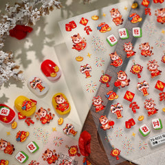 Chinese New Year 3D Nail Decal Stickers (4 styles)