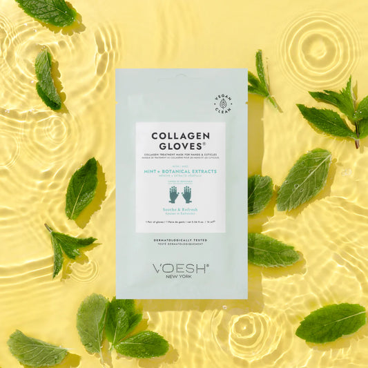 Collagen Gloves With Mint & Botanical Extracts - A Manicure in a Glove™ - VOESH