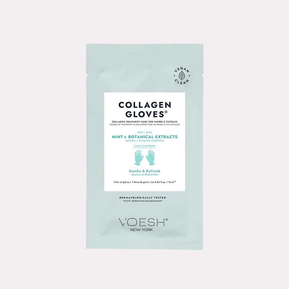 Collagen Gloves With Mint & Botanical Extracts - A Manicure in a Glove™ - VOESH