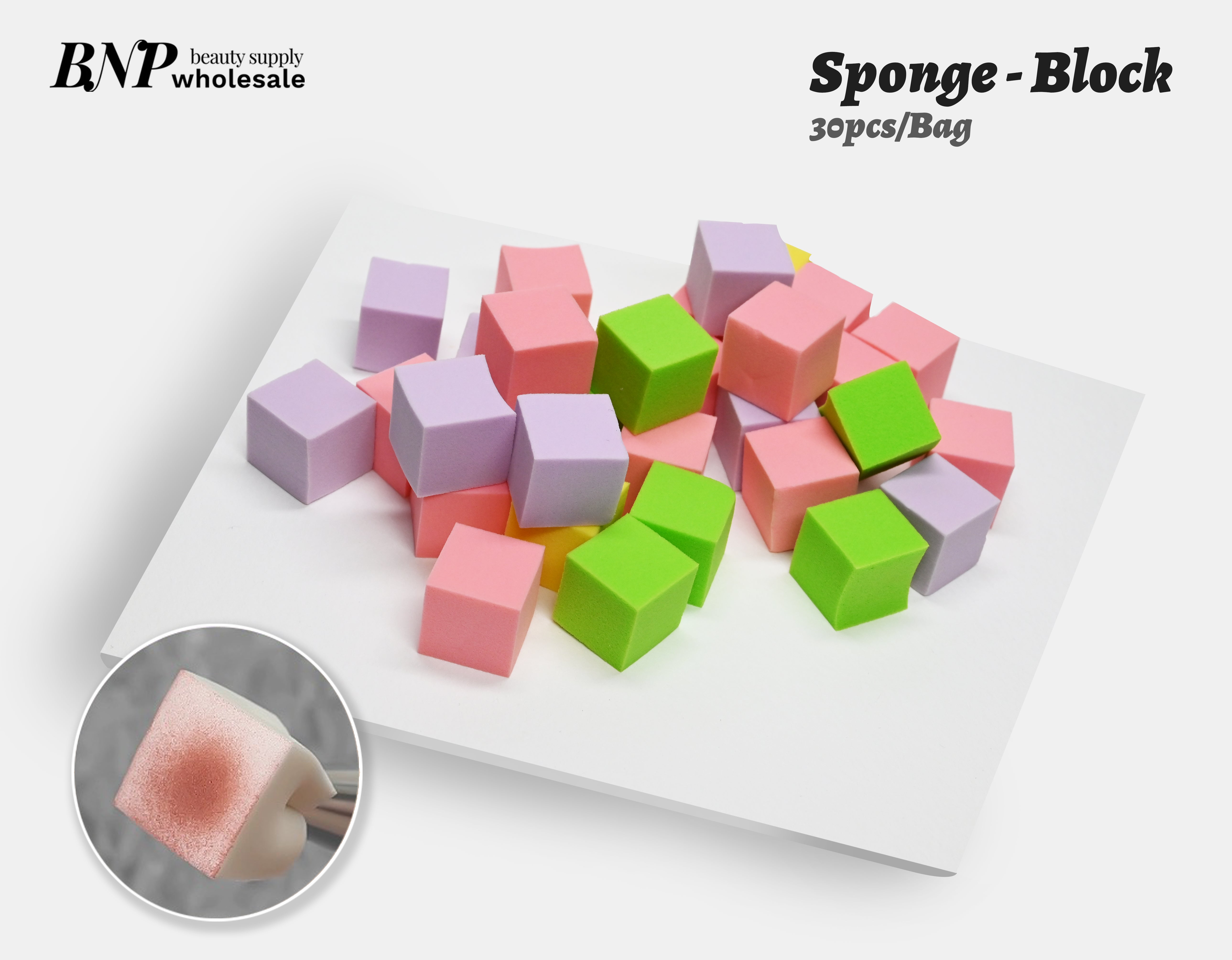 Sponge One Block Ombre Sponge Blocks for Nail Art 1.5cm – BNP Beauty Supply