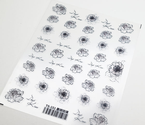 [generic] Flora Nail stickers