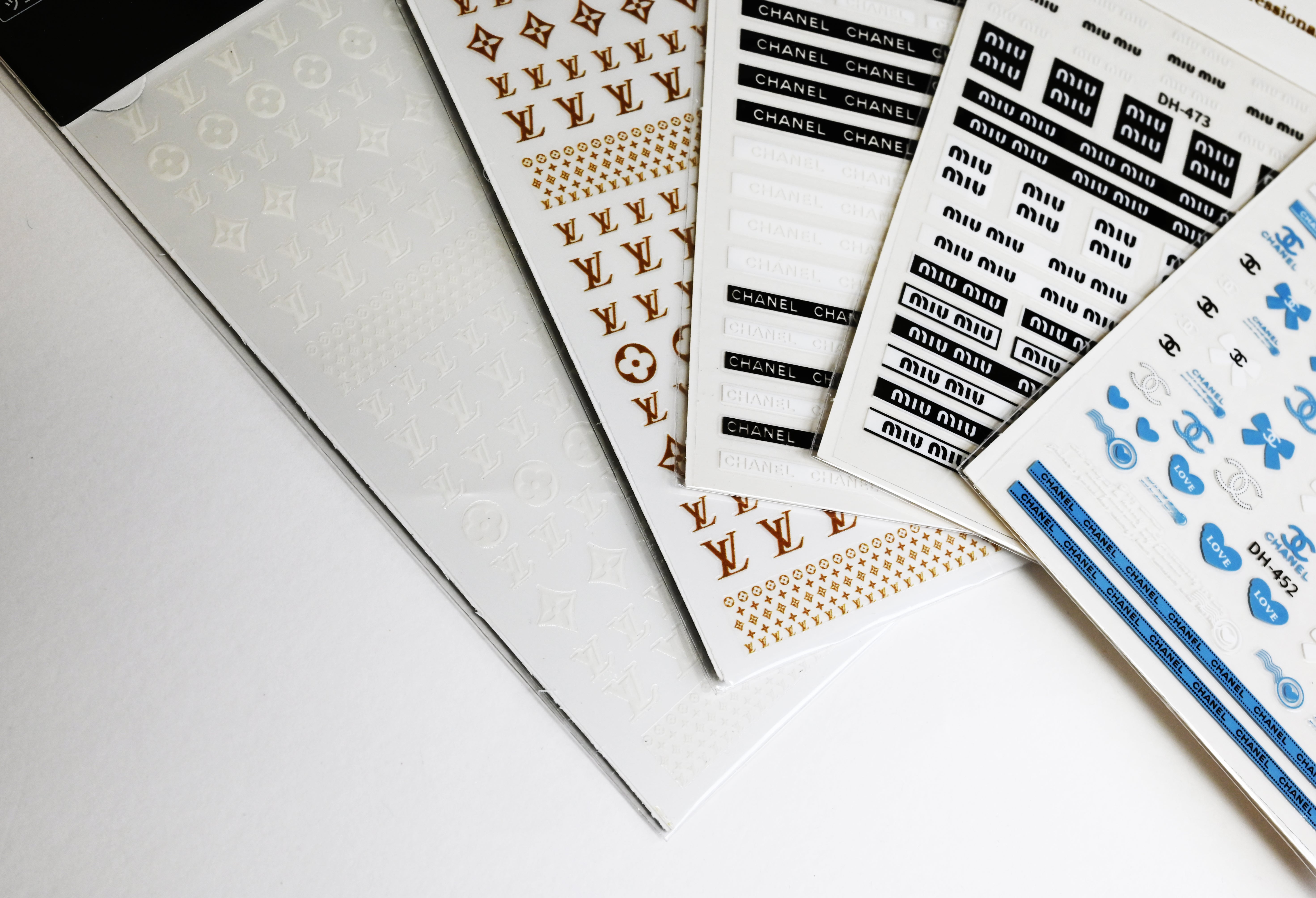 [generic] Logo Nail stickers (5 styles)
