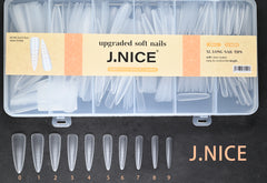 [J.NICE] Upgraded Soft nail tips 240pcs/Box