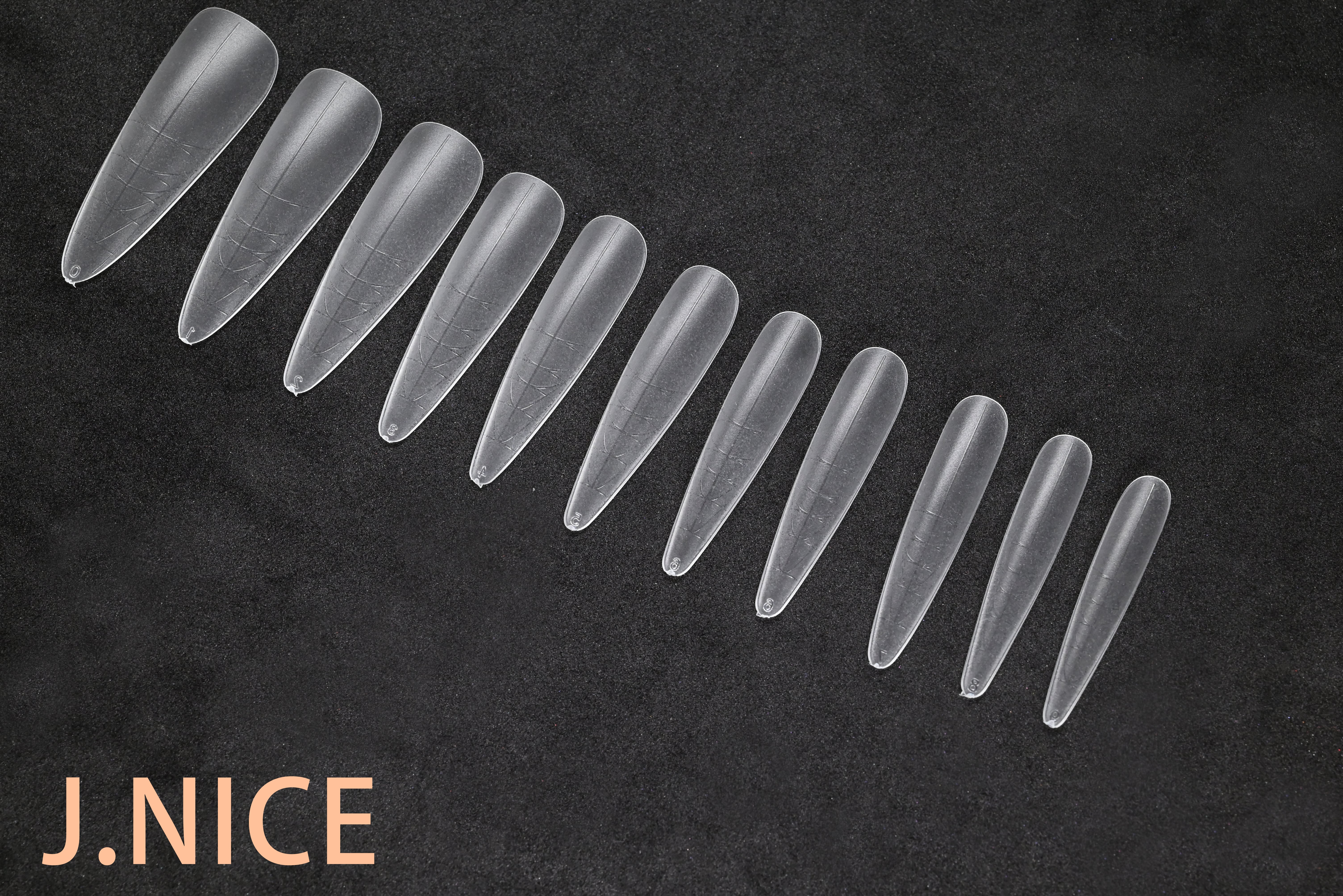 [J.NICE] Upgraded Soft nail tips 240pcs/Box