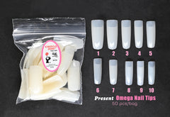 Omega2000 Nail Tips  (50/500 pieces/pack)
