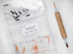 Double End Replaceable Nail Brush  (with 40pc refll)