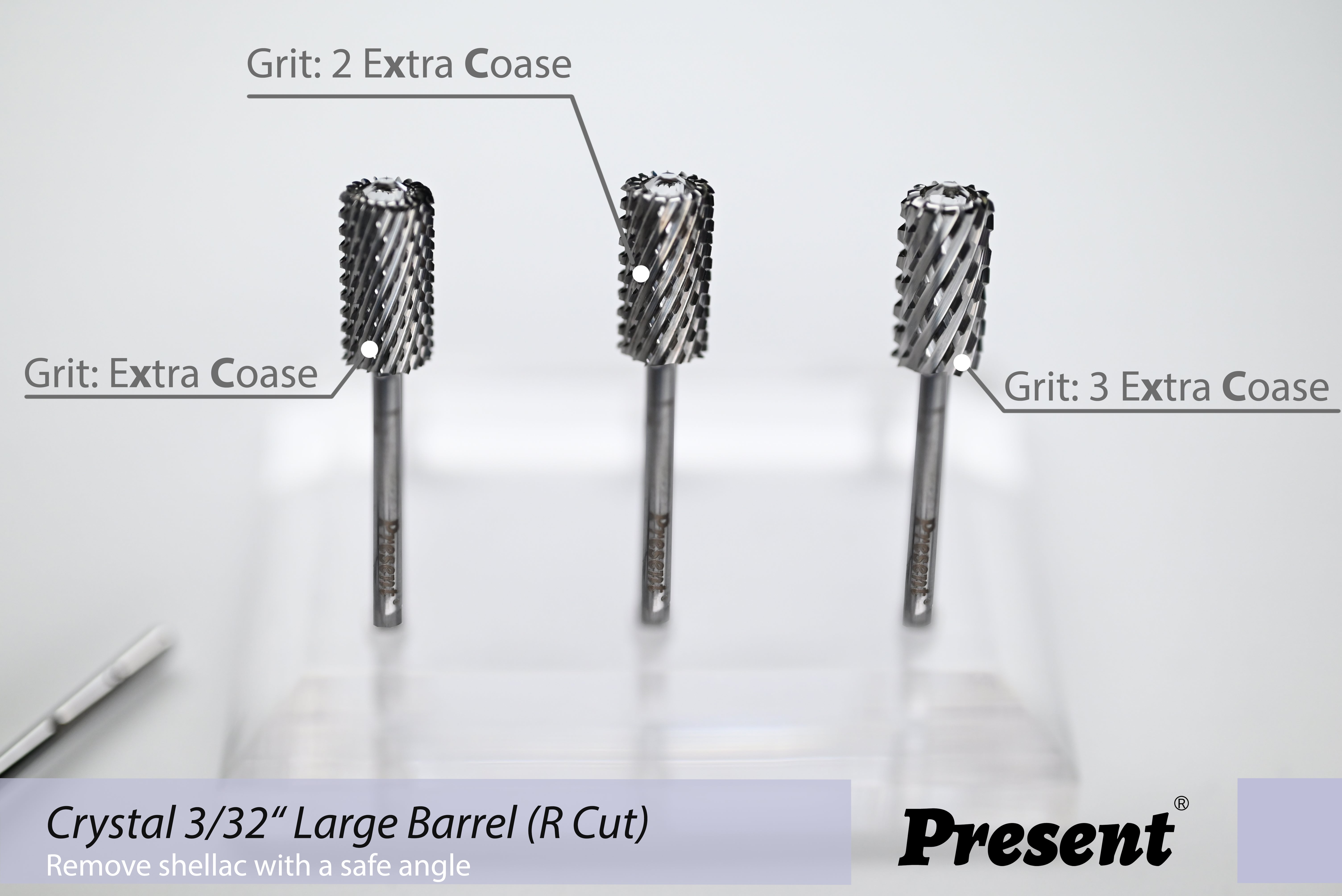 [NEW][Present] Crystal 3/32“ Large Barrel (R Cut)