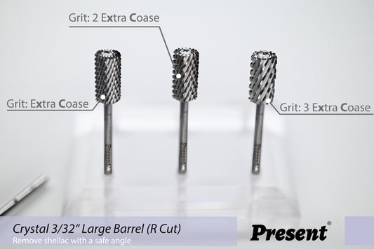 [NEW][Present] Crystal 3/32“ Large Barrel (R Cut)