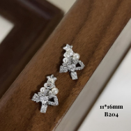 Christmas Ornament Nail Charm Decoration 2pcs