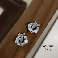 Christmas Ornament Nail Charm Decoration 2pcs