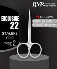 Staleks Exclusive 22/2 Professional Cuticle Scissors