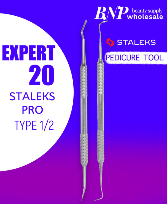 [Staleks] EXPERT Pedicure Tool 20 (hemisphere curette and toenail cleaner)