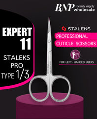 [Staleks] Expert 11 Professional Cuticle Scissors FOR LEFT-HANDED USERS