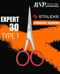 [Staleks] Professional scissors for eyebrows modeling EXPERT 30 TYPE 1