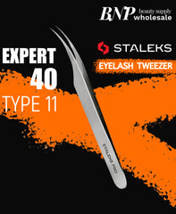 STALEKS PRO EXPERT 40 PROFESSIONAL EYELASH TWEEZERS