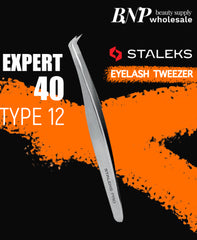 STALEKS PRO EXPERT 40 PROFESSIONAL EYELASH TWEEZERS