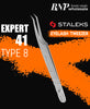 [STALEKS PRO] EXPERT 41 PROFESSIONAL EYELASH TWEEZERS