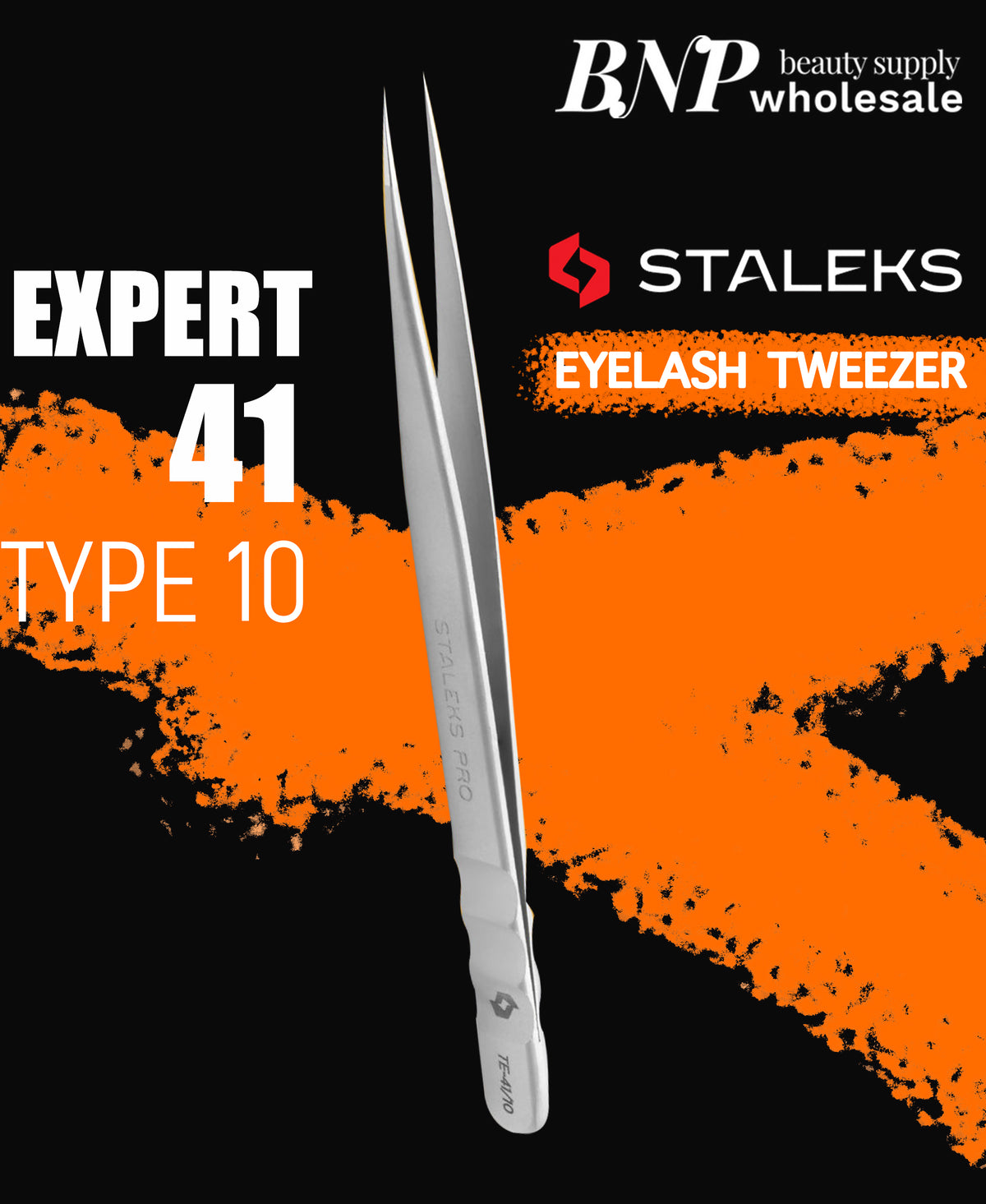 [STALEKS PRO] EXPERT 41 PROFESSIONAL EYELASH TWEEZERS