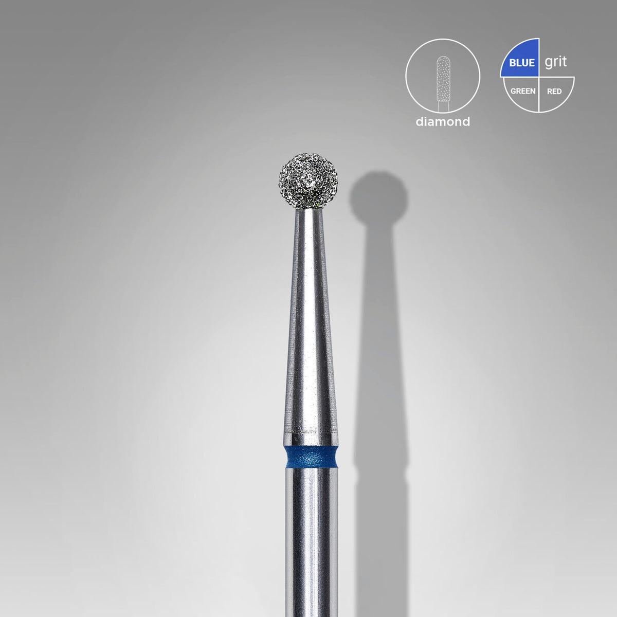 [Staleks] Diamond nail drill bit ball EXPERT head diameter 2.5 mm