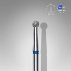 [Staleks] Diamond nail drill bit ball EXPERT head diameter 2.7 mm
