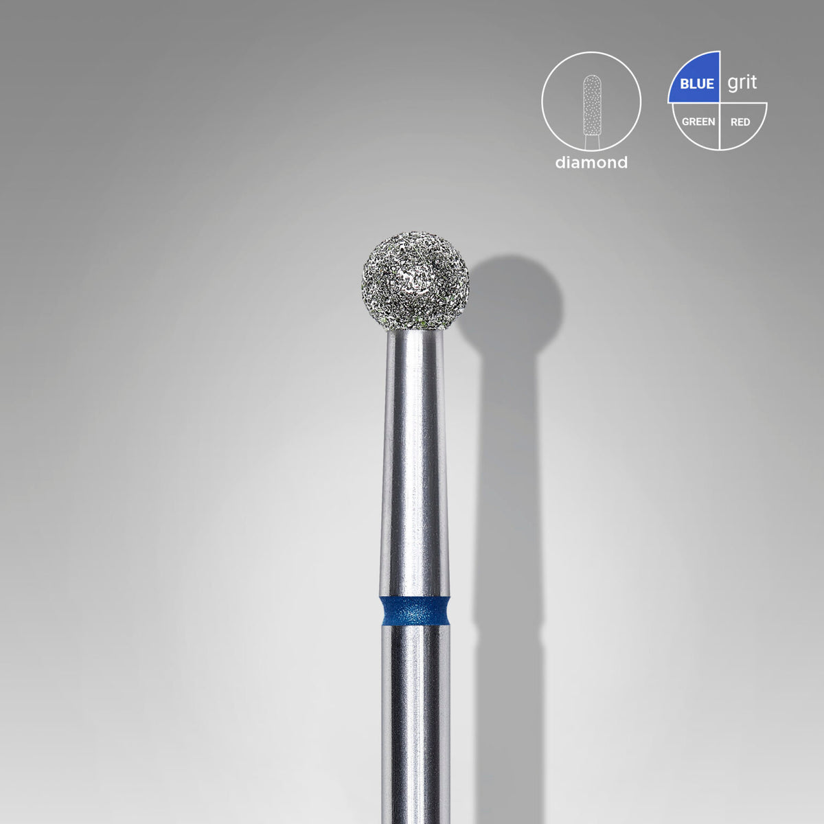 [Staleks] Diamond nail drill bit ball EXPERT head diameter 3.5 mm
