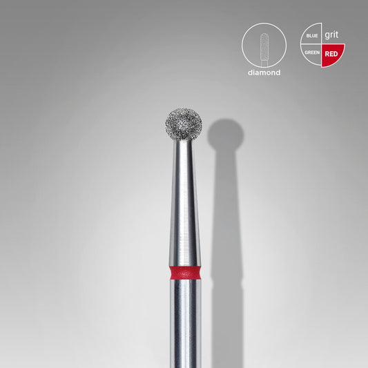 [Staleks] Diamond nail drill bit ball EXPERT head diameter 2.7 mm