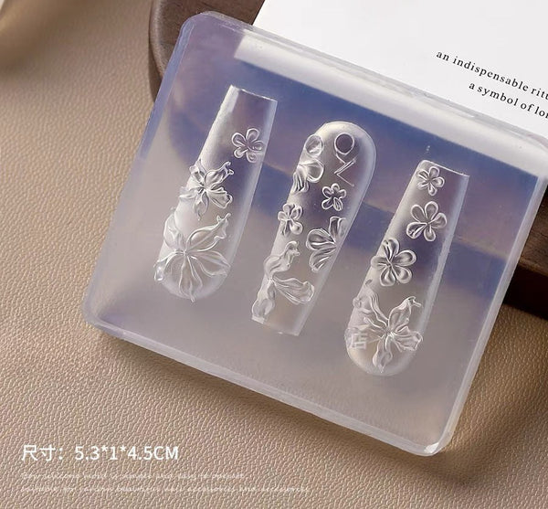 Silicone Flower Moulding Nail Art