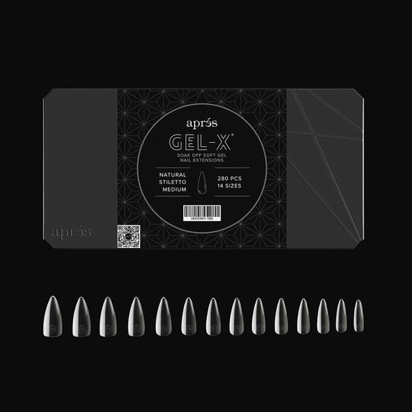 Aprés GEL-X® Natural Stiletto Box of Tips 280/600pcs