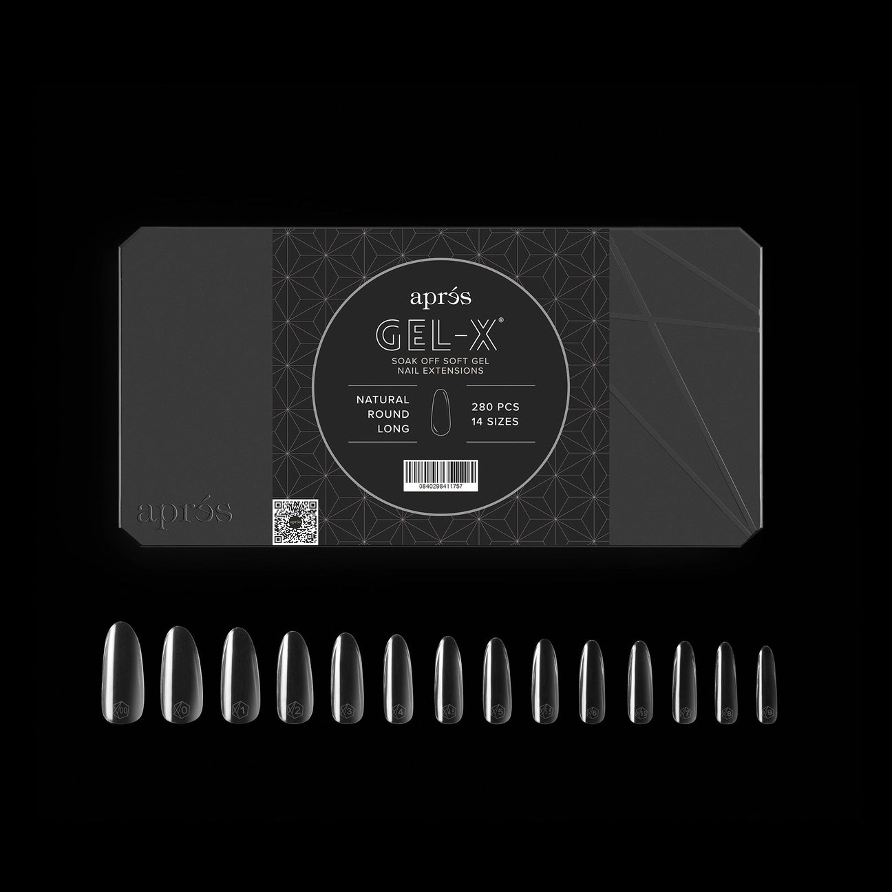 Aprés GEL-X® Natural Round Box of Tips - Mini (280pcs)