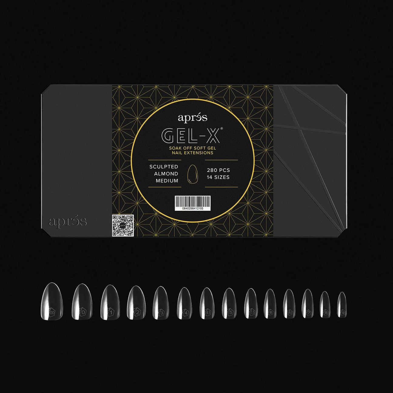 Aprés GEL-X® Sculpted Almond Box of Tips - Mini (280pcs)