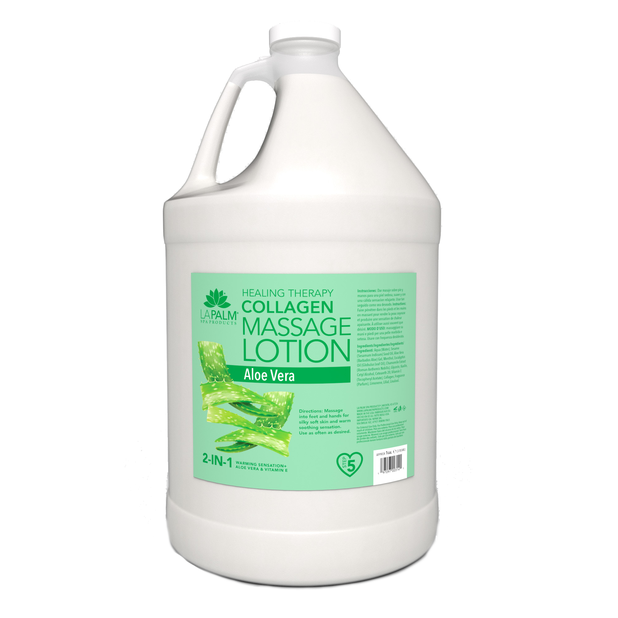 Collagen Massage Lotion - La Palm 24oz/1gal