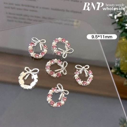 Christmas wreath metal decors