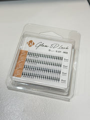 BL Lashes Glam 5D Lash D curl 0.07 Mix Length